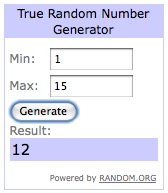 RandomDotOrg Contest Result