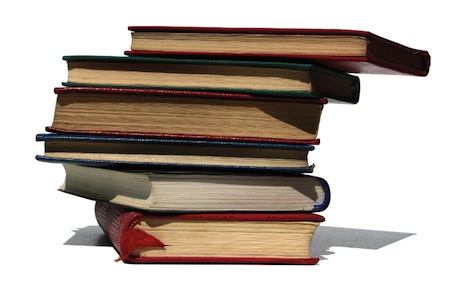 Textbook pile