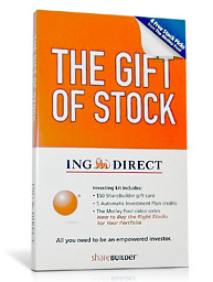 ING Direct Gift of Stock