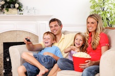 Family_watching_movie family watching movie
