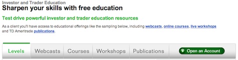TDAmeritradeEducation TD Ameritrade Free Education