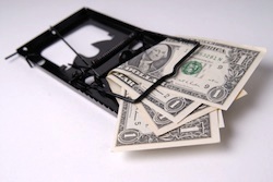 Money_Trap credit cards buried in debt