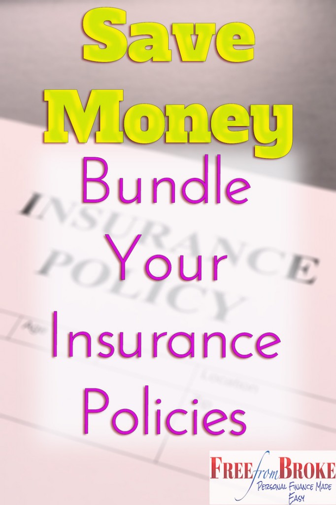 Save Money By Bundling Insurance Policies