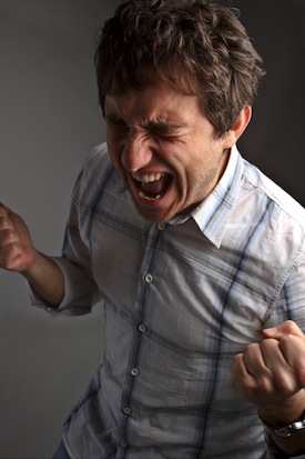 angry about financial failure