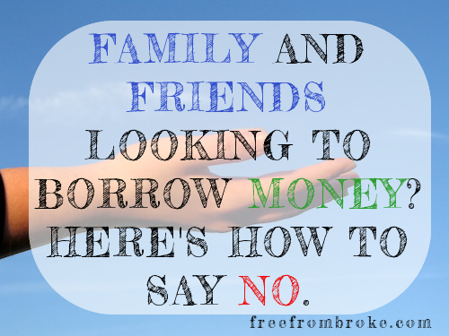 How To Say No To Lending Money