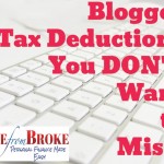 Blogging tax deductions